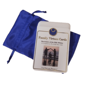 Family Virtue Cards with bag