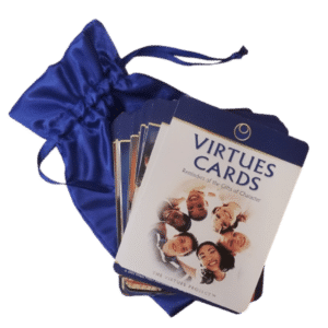 Classroom Virtue Cards with bag