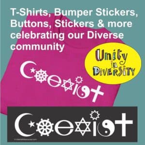 Coexist Bumper Stickers are only one of hundreds of products supporting unity
