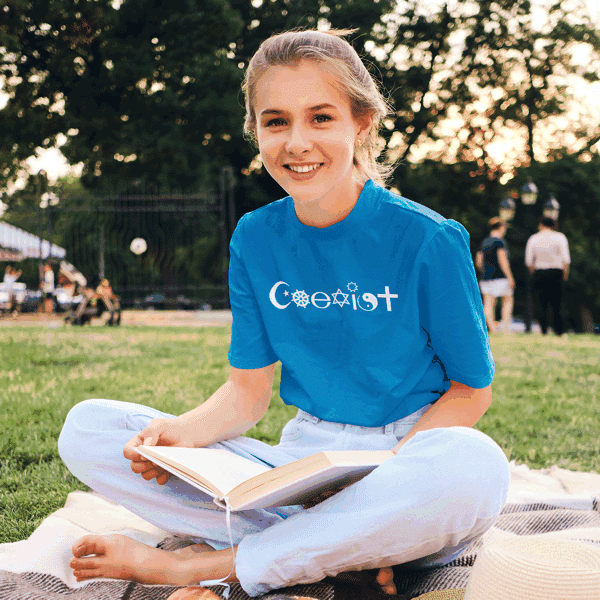 COEXIST T-shirt in Blue