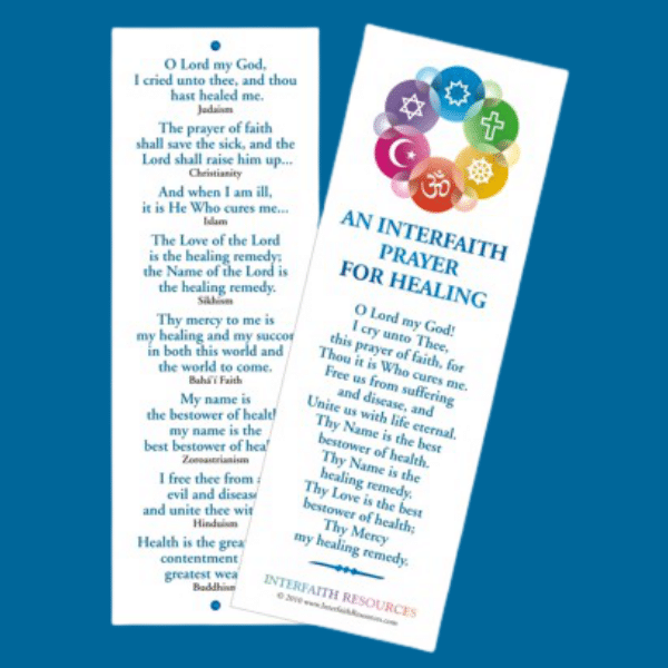 Interfaith Prayer for Healing Bookmarks