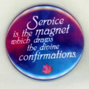 Service is the Magnet Button