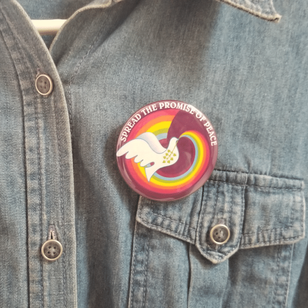 Spread the promise of peace Button
