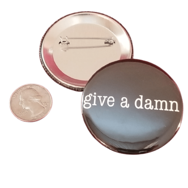 give a damn Button