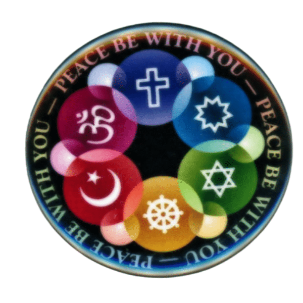 Peace be with you Button