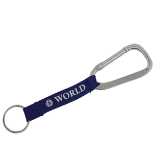 World Citizen Carabiner keychain