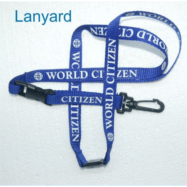 World citizen lanyard