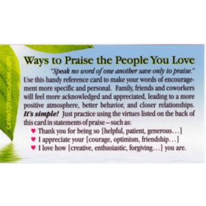 Ways to Praise