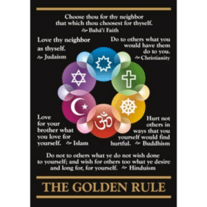 Multi-faith Golden Rule Postcards