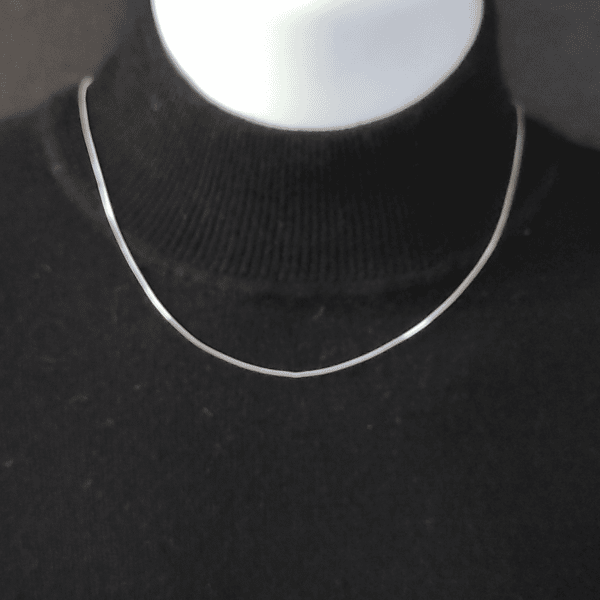 Sterling Silver Snake Chain – 18″