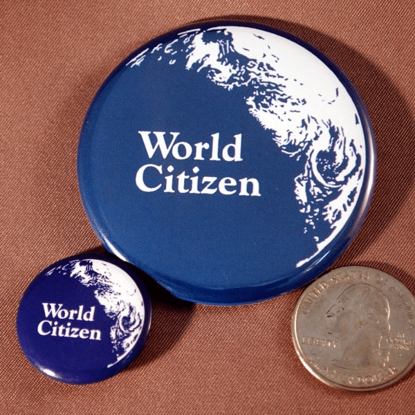 1″ Mini World Citizen Button