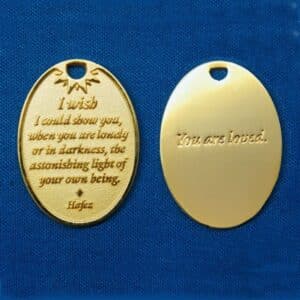 You Are Loved Gold Medallion