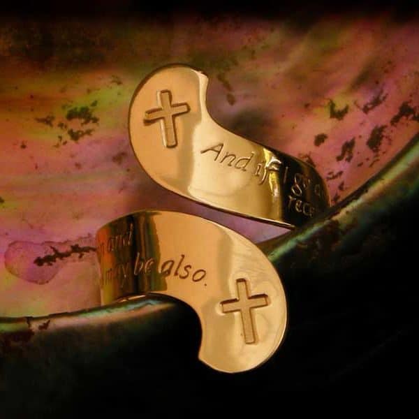 John 14:3 “I Will Come Again” Adjustable Ring