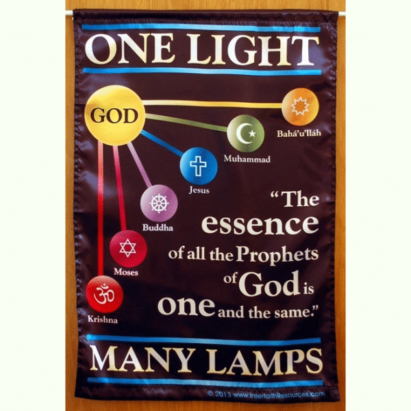 One Light – Many Lamps Satin Wall Hanging