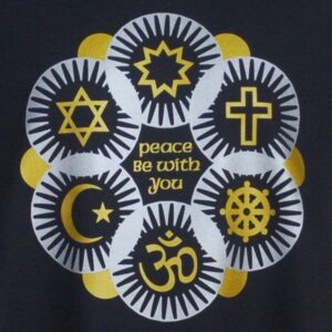 Interfaith T-shirt in Gold & Silver
