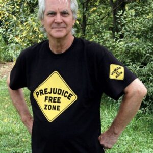 Prejudice Free Zone T-shirt in Black