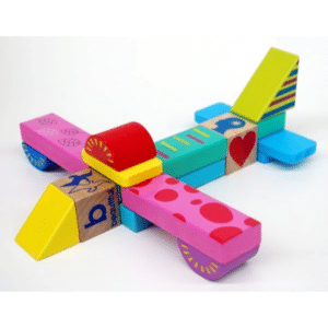 Deluxe 145-Piece ABC Character Building Blocks - plane