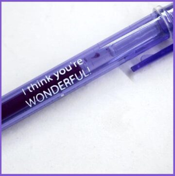 closeup I think you are wonderful pen
