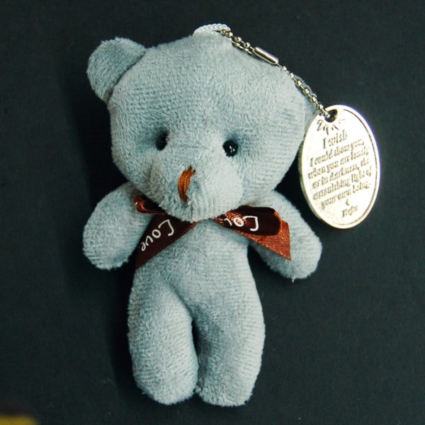 You Are Loved Medallion with Teddy Bear