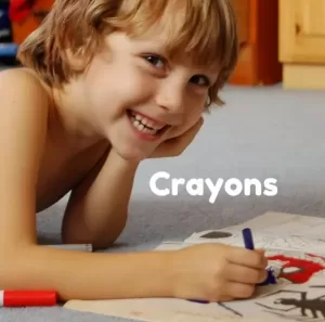 Virtues Crayons - back of box