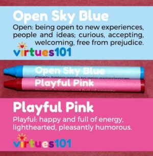 Open Sky Blue and Playful Pink