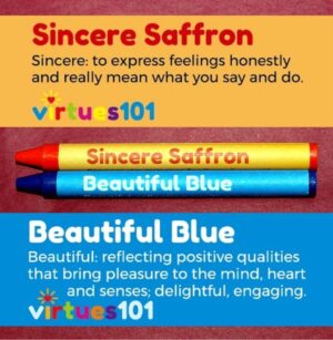 Sincere Saffron and Beautiful Blue
