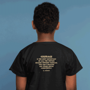 Courage is needed T-shirt back