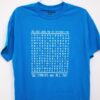Virtues Word Search T-shirt in sapphire