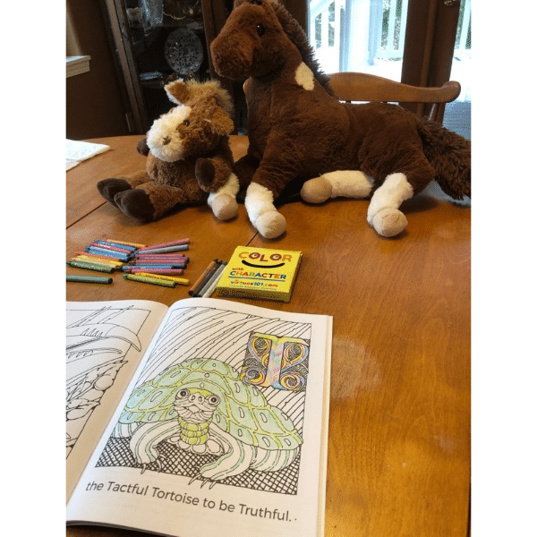 Animals Building Character Coloring/Activities