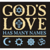 God’s Love (Front with Circle on Back) T-shirt