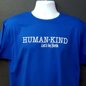 Human Kind - Let's be Both T-shirt - royal blue