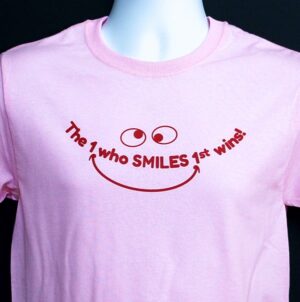 Smiles First T-shirt Pink