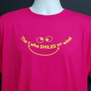 Smiles First T-shirt Magenta
