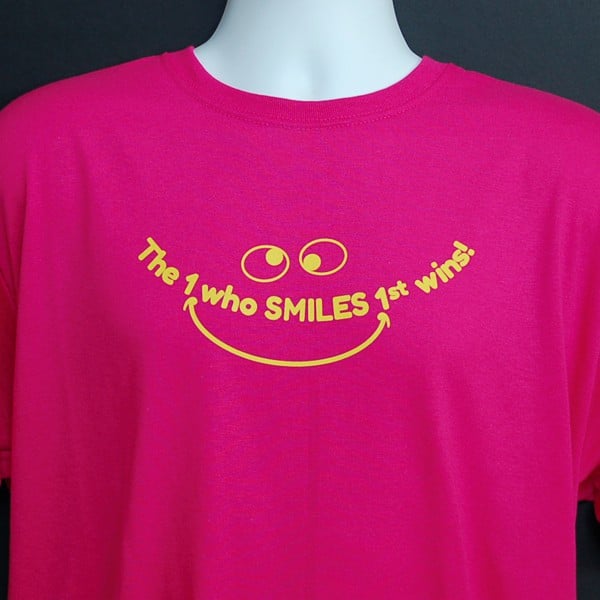 The 1 who SMILES 1st wins! in Magenta