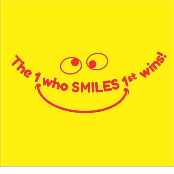 Smiles First T-shirt yellow