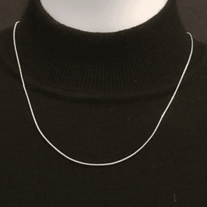 20" Silver Plated Snake Chain