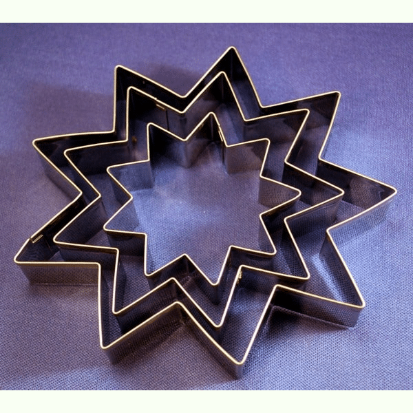 High Quality Steel Star Cookie Cutter Set