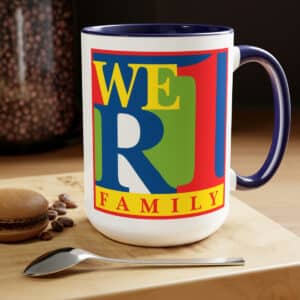 We R 1 Family Mug in Blue