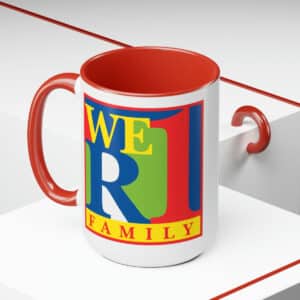 We R 1 Family Mug in Red