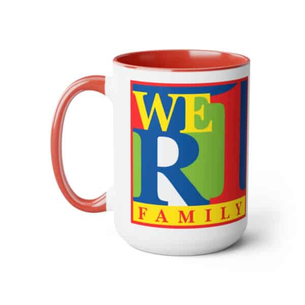 We R 1 Family Mug in Red