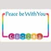 Peace be with you Name Tag Stickers