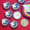 Rainbow Peace Dove Button 1″ Button