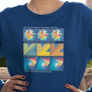 Colors of One Quilt Unity-Themed Sweatshirt – A Great Gift for Quilters