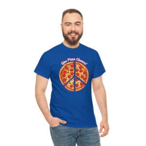 Give Pizza Chance in Royal Blue