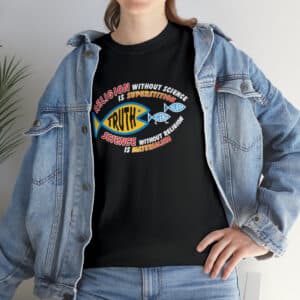 Science and Religion shirt with jacket