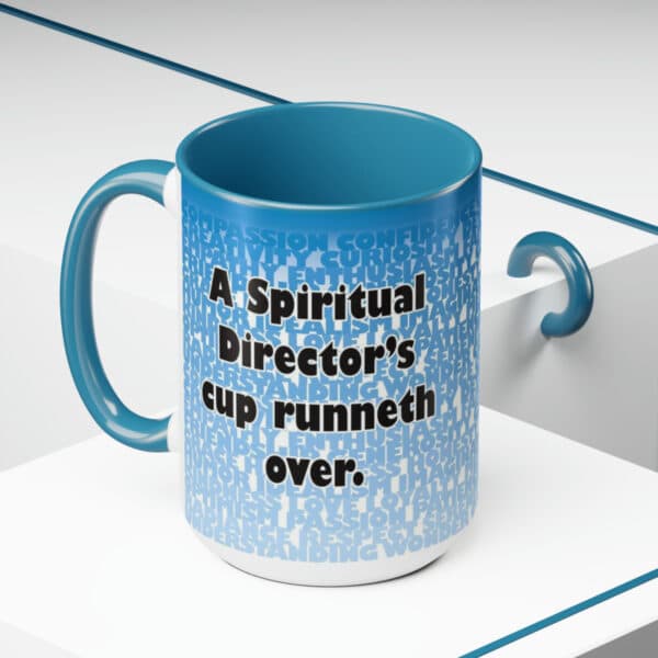 Spiritual Director’s Two-Tone Coffee Mugs, 15oz