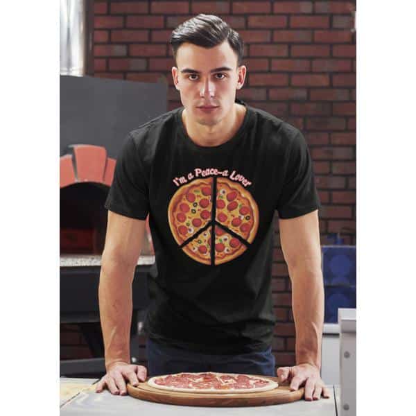 I'm a Pizza Lover T-shirt in Black
