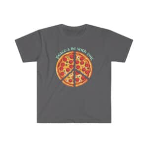 Peace-a Be with You T-Shirt in Charcoal