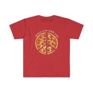 Peace-a Be with You T-Shirt in Red