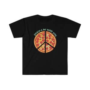 Peace-a Be with You T-Shirt in Black